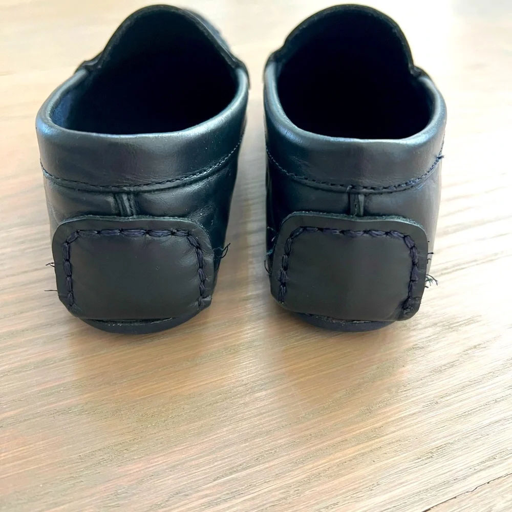 Boys moccasin leather shoes size 13